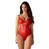 Body rouge et string ALIOSA - Obsessive