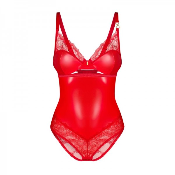 ALIOSA body rouge et string