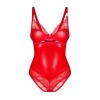 Body rouge et string ALIOSA - Obsessive